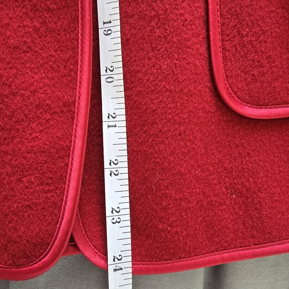 TALBOTS Petites Women's Red Blazer 90% Wool Size 10P - Picture 10 of 10